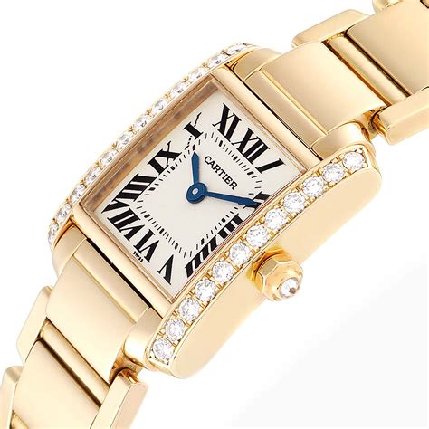 cartier tank francaise women's watch.